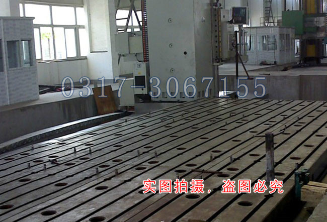 落地鏜工作臺安裝現場